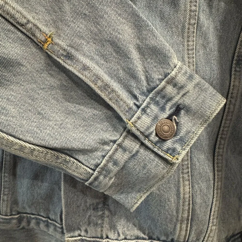 Levi’s Men’s Trucker Denim Standard Jacket Light Wash Button Front XXL NWT